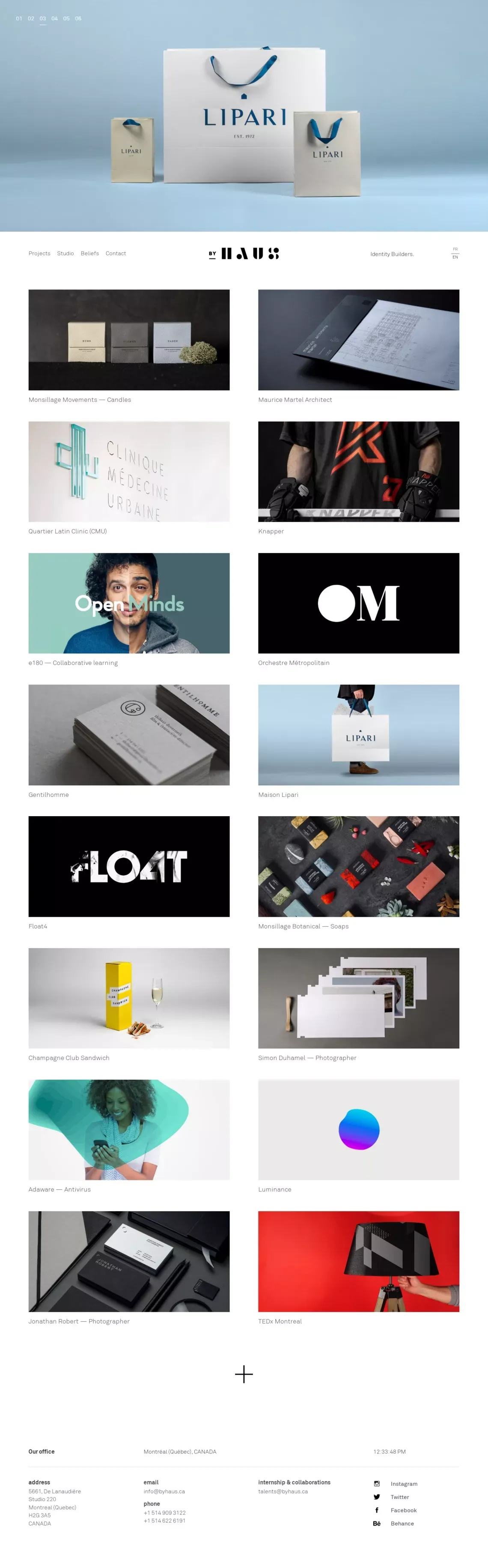 byHAUS - design graphique  |  identité  |  graphic design  |  identity  |  Montreal - Portfolio design