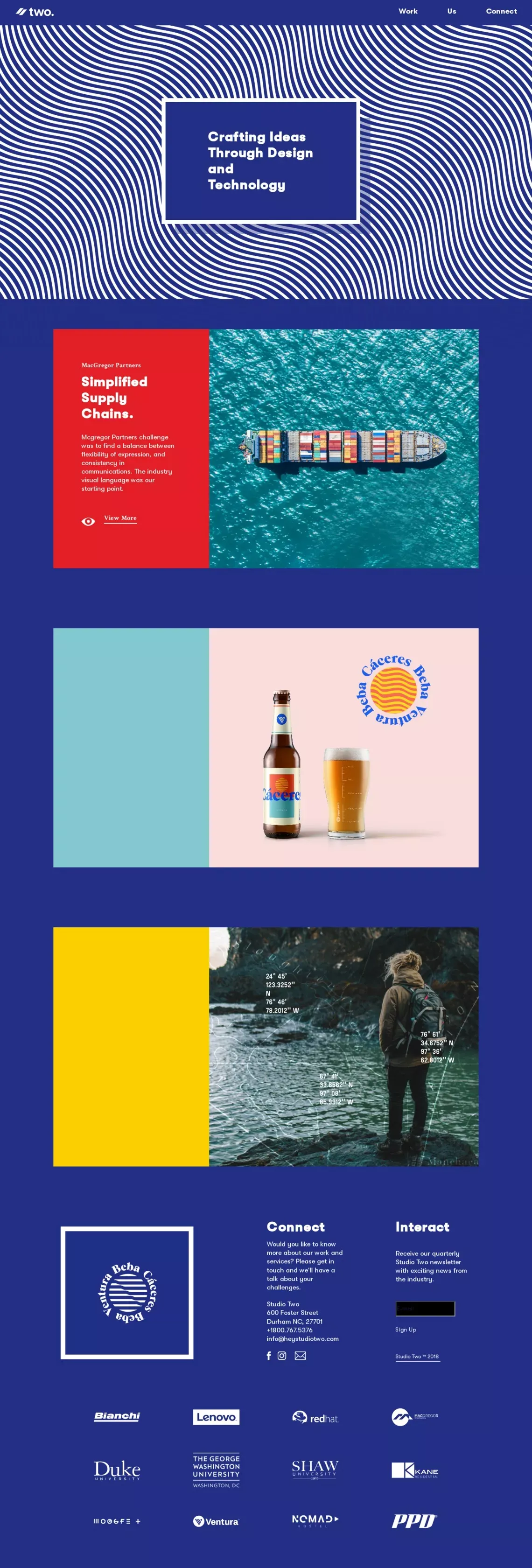 Studio Two - Portfolio design