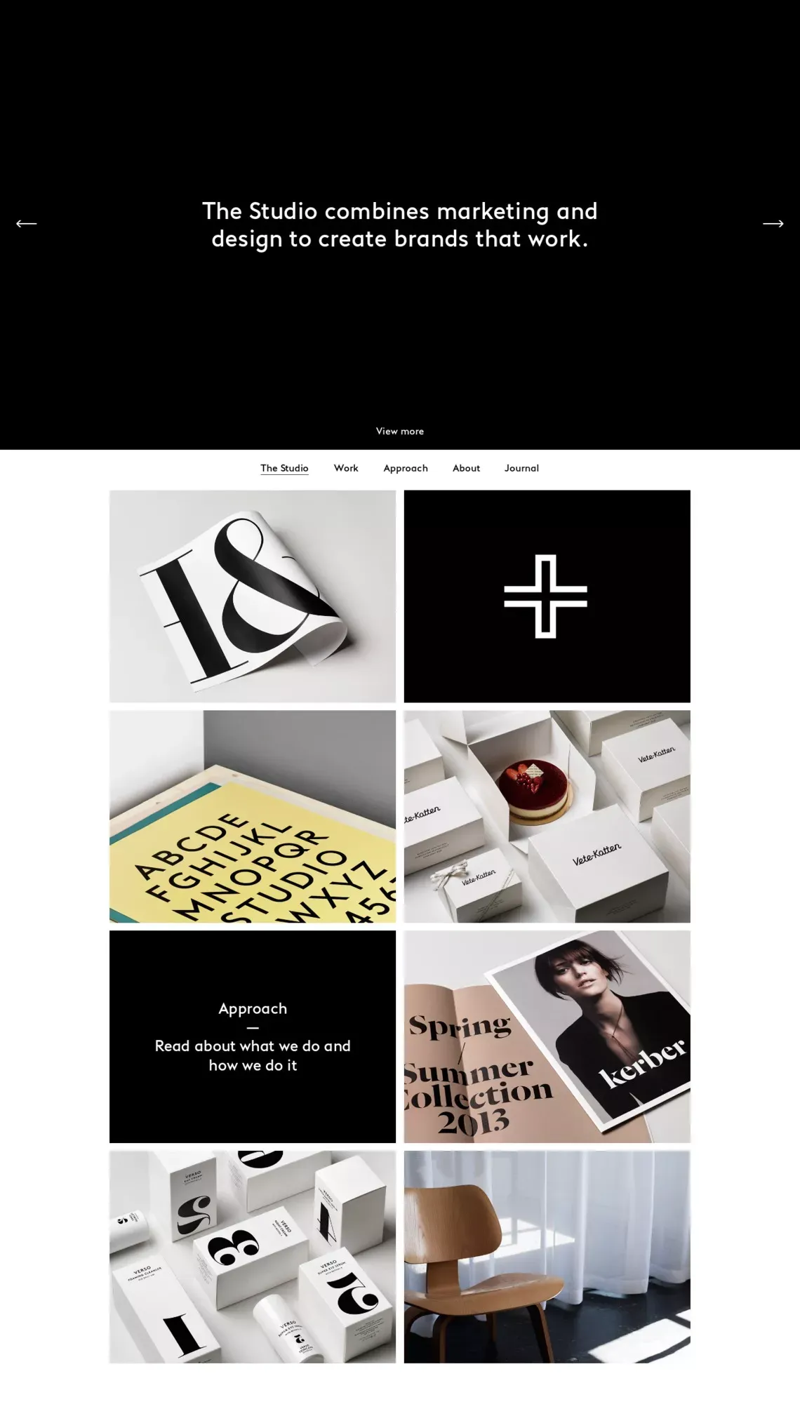 The Studio - Portfolio design