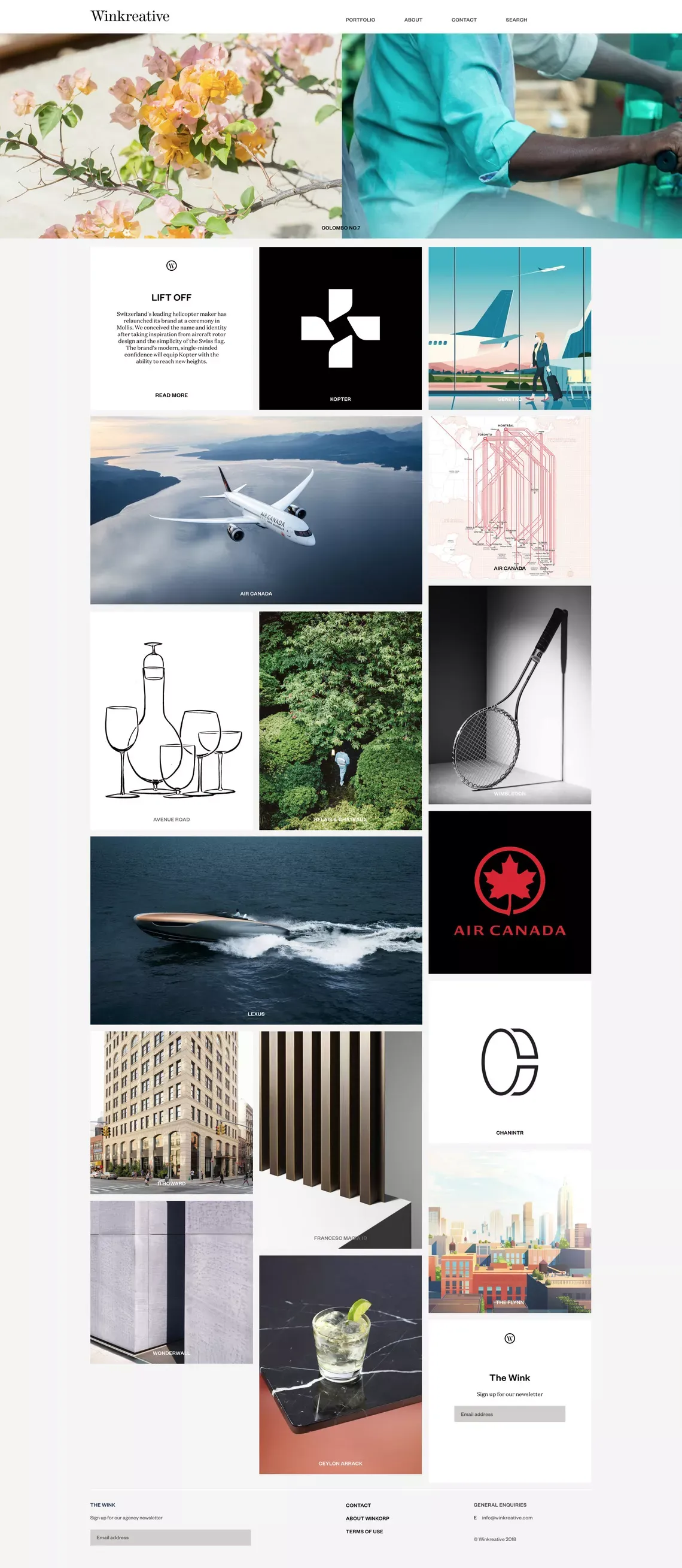 Winkreative - Portfolio design