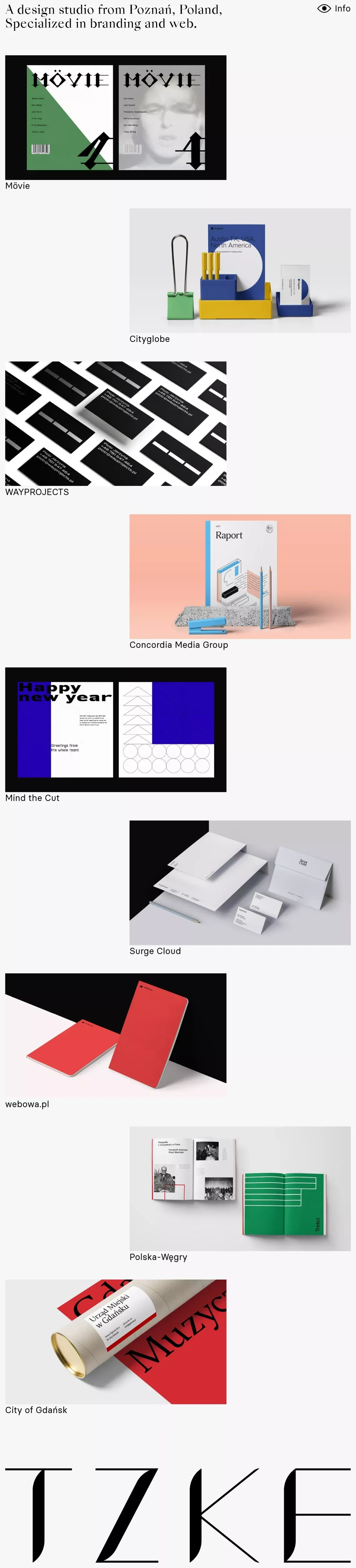 TZKE – Portoflio - Portfolio design