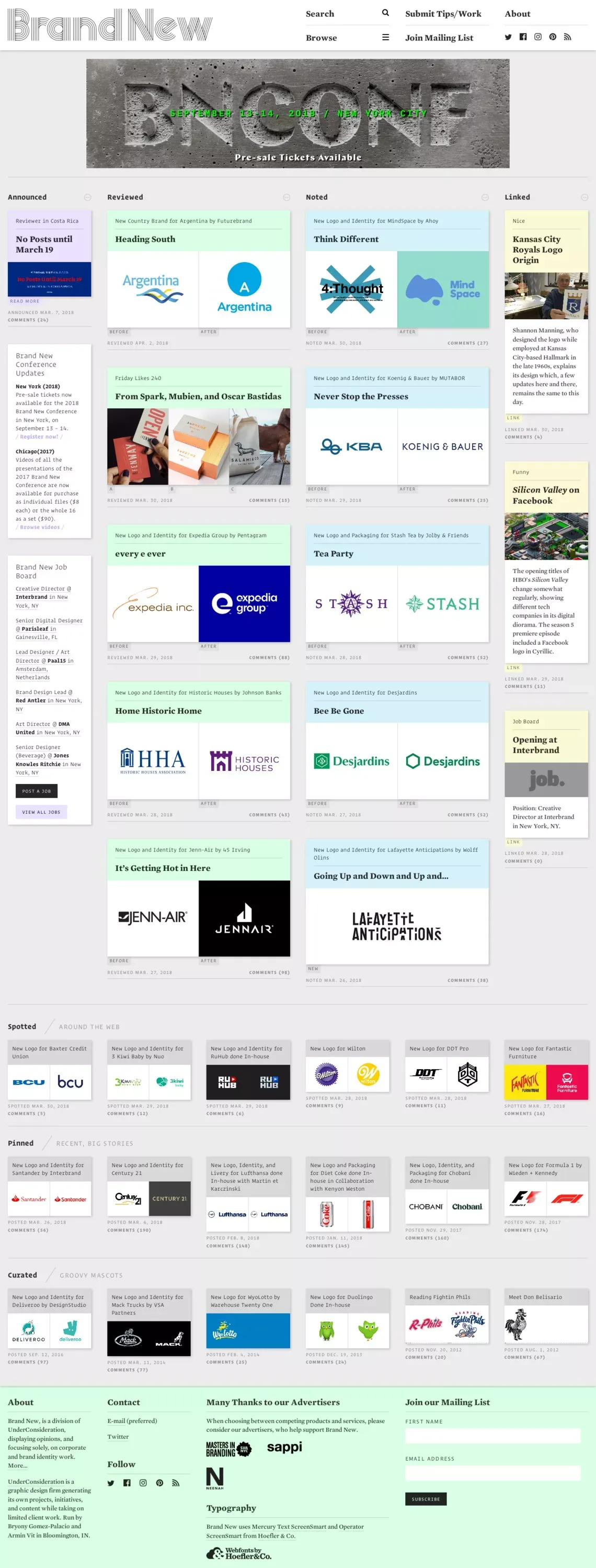 Brand New - Blog design