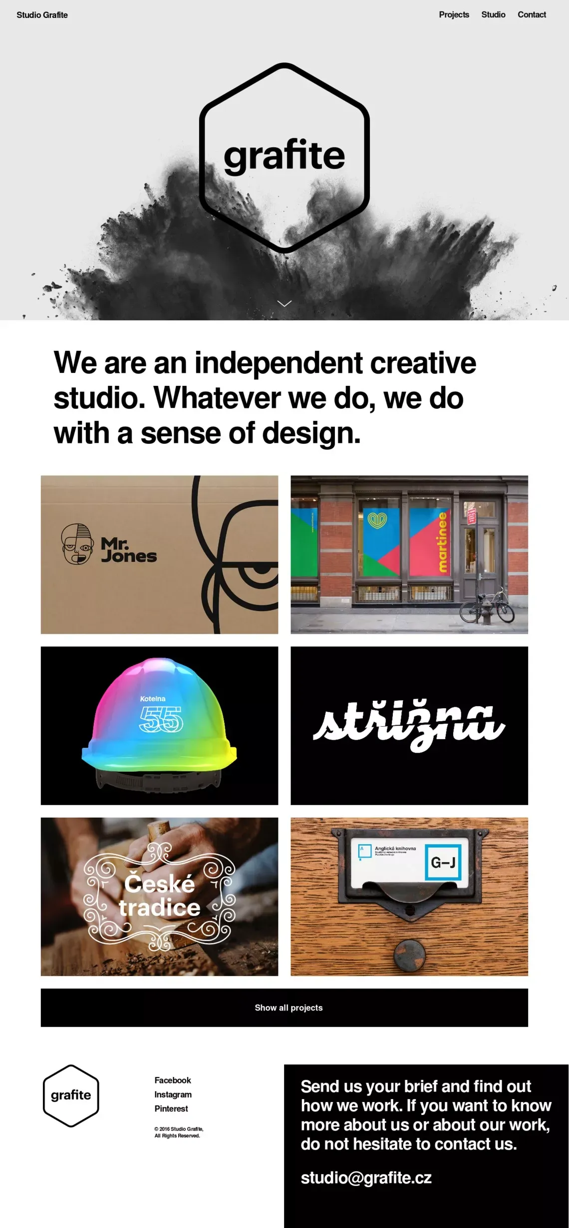 Studio Grafite - Portfolio design