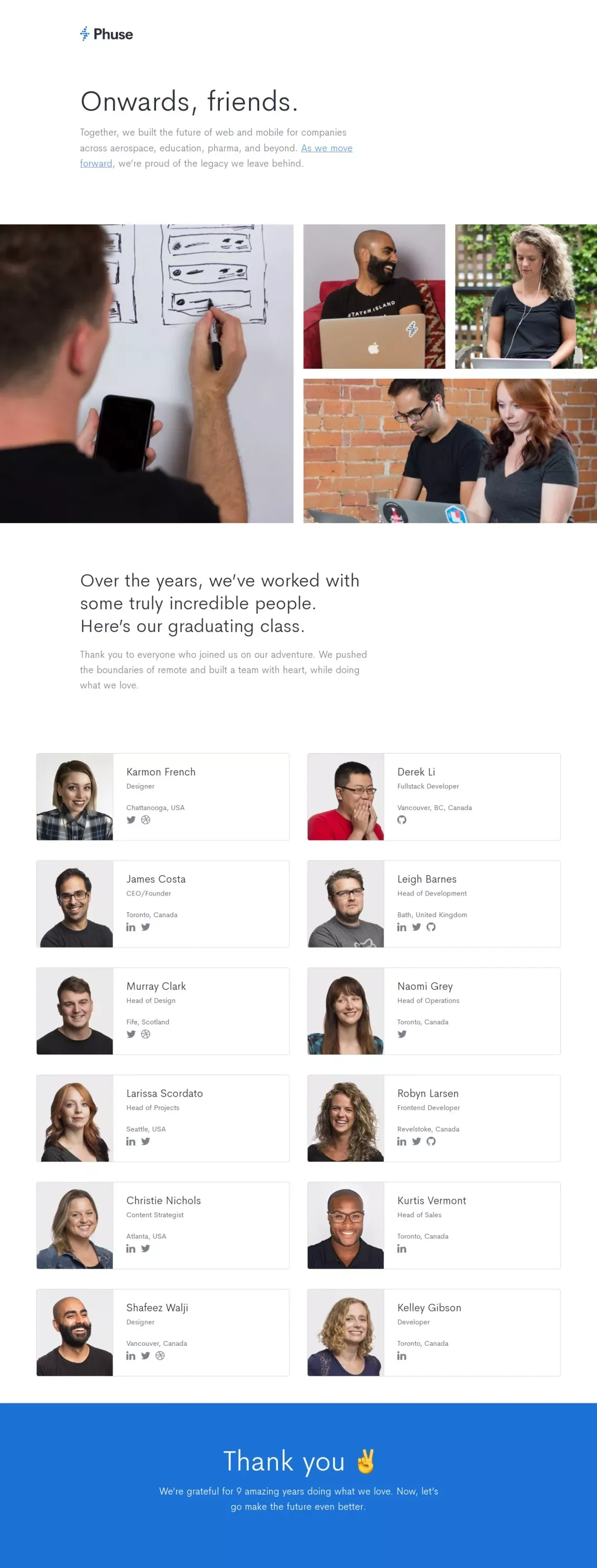 Phuse - Portfolio design