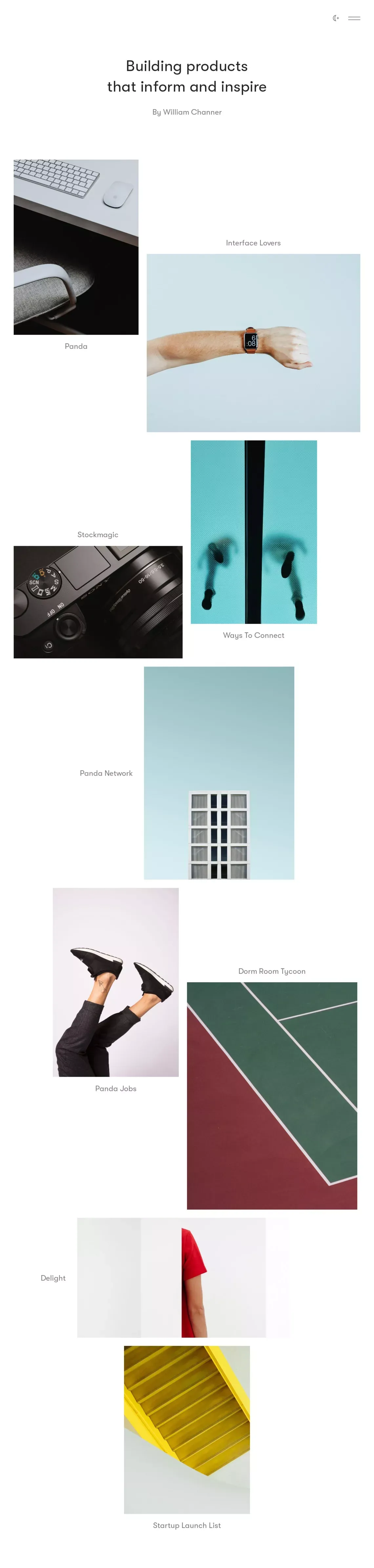 William Channer - Portfolio design