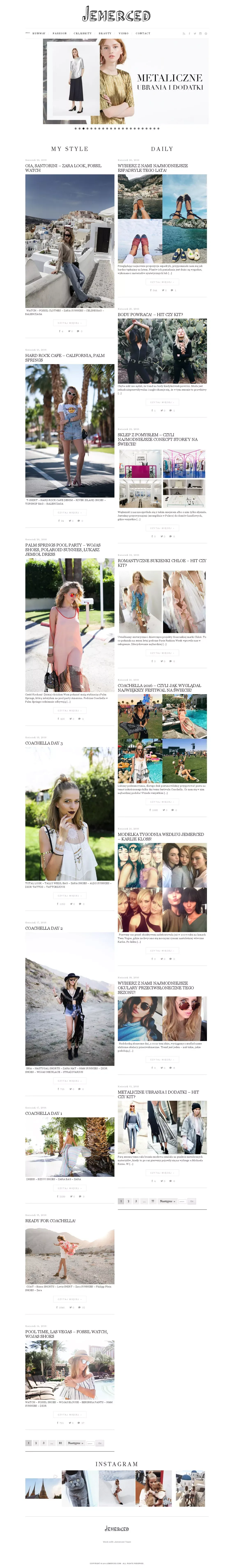 JEMERCED by Jessica Mercedes | FASHION & STYLE - Blog design