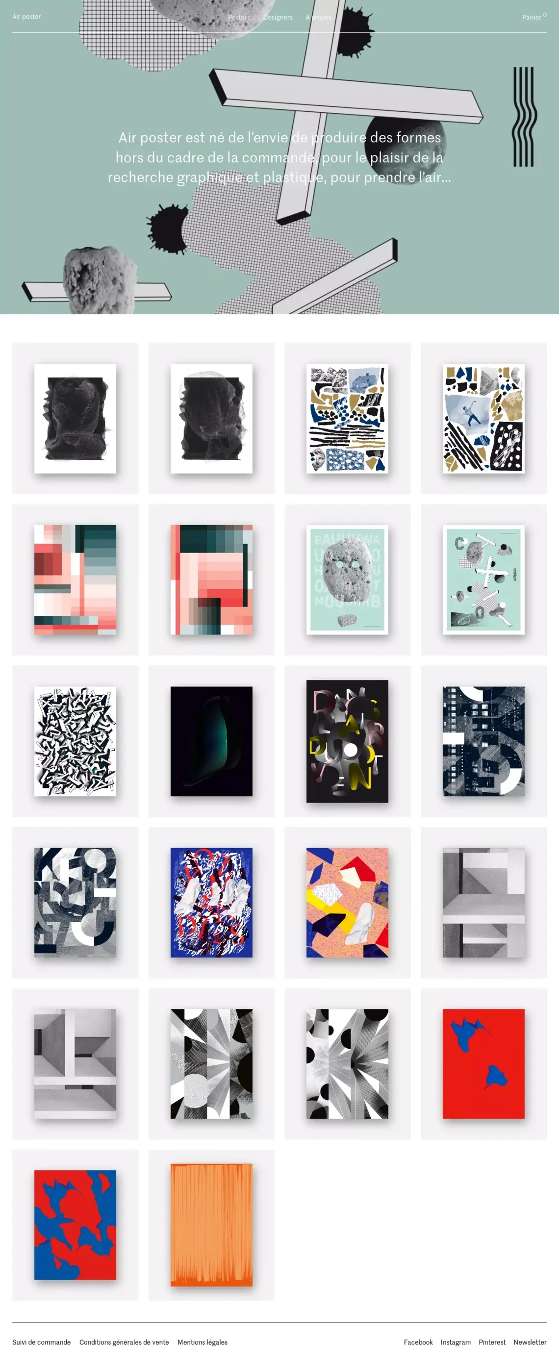 Air poster - Ecommerce design