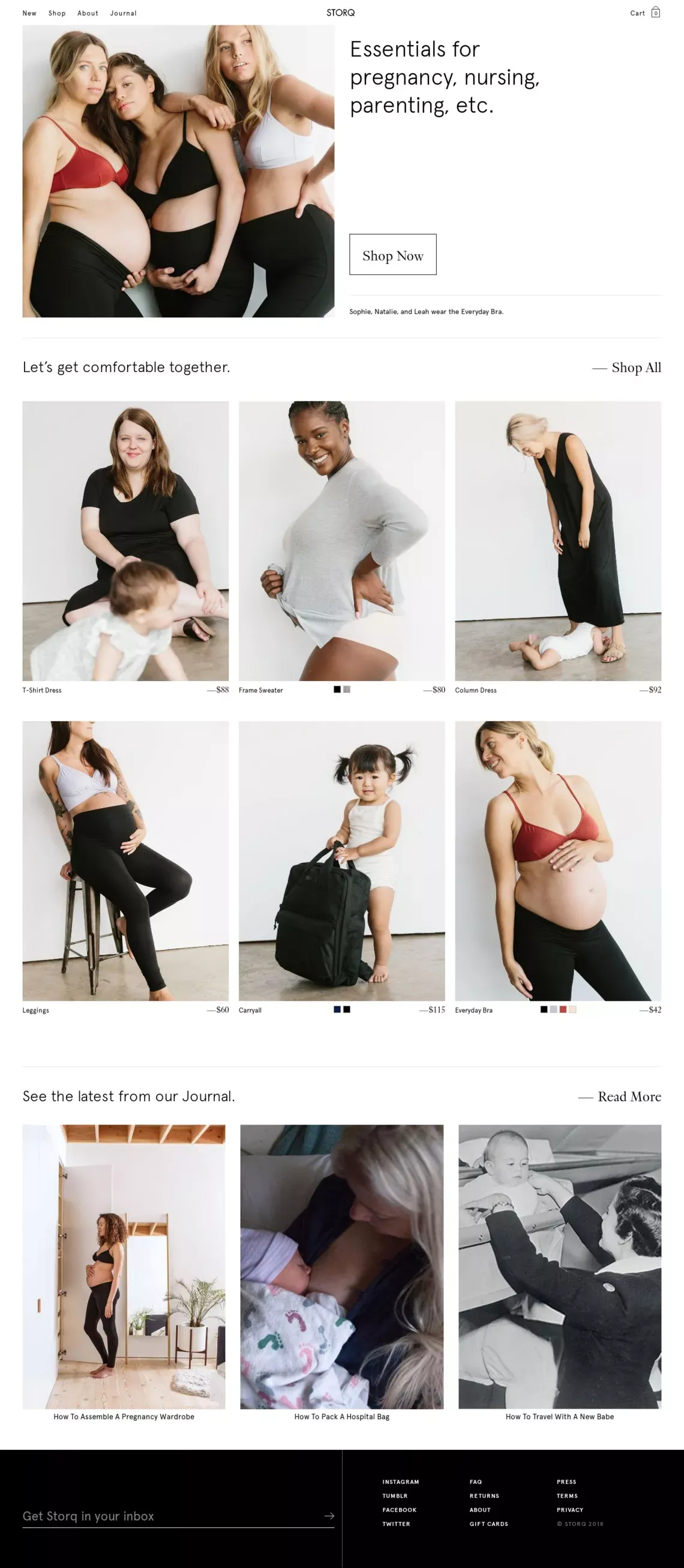 Storq | New Body, New Rules. - Ecommerce design