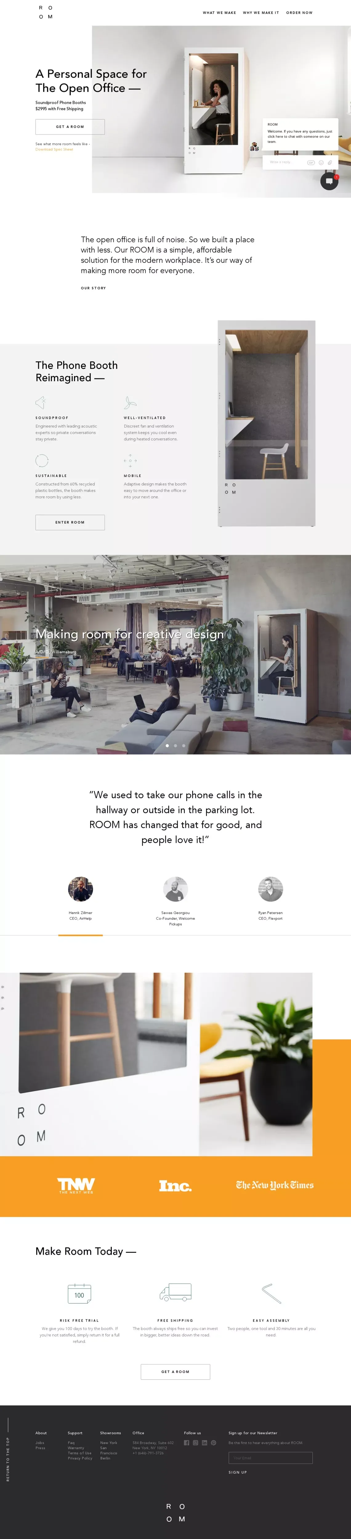 ROOM - Landing design