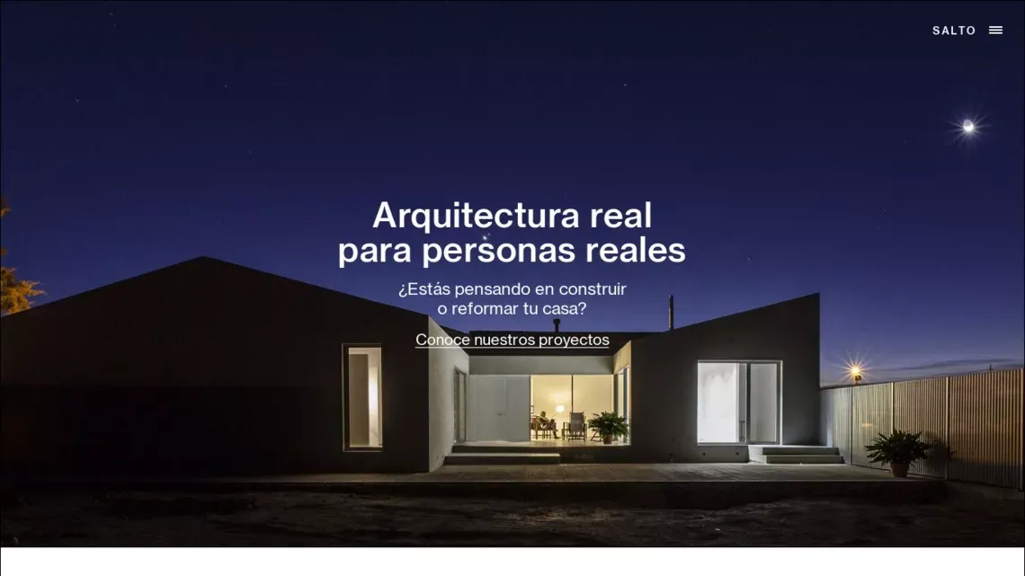 SALTO Proyectos - Portfolio design