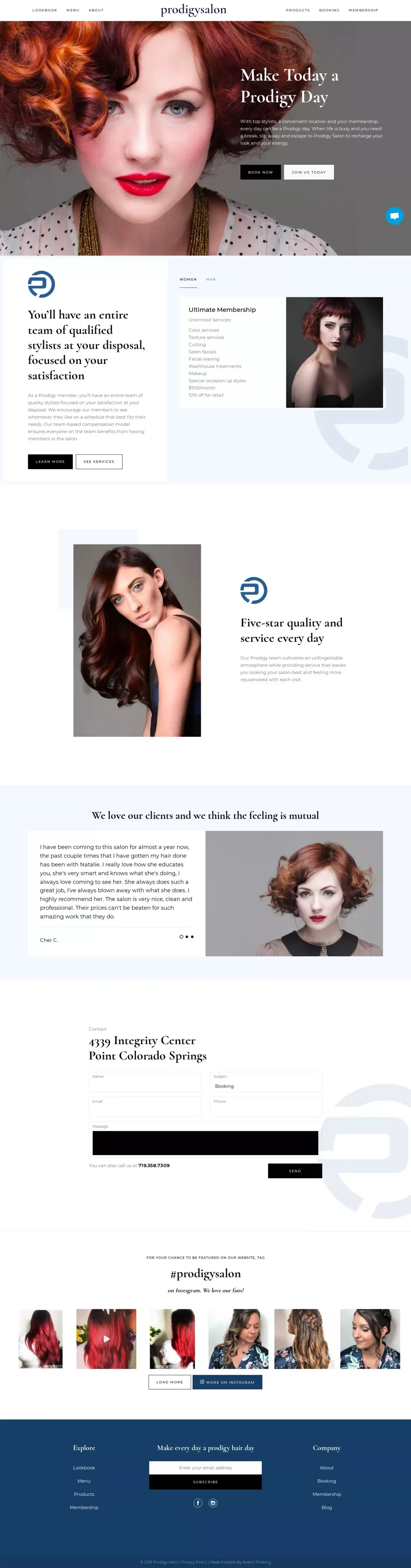 Home - Prodigy Salon - Other design