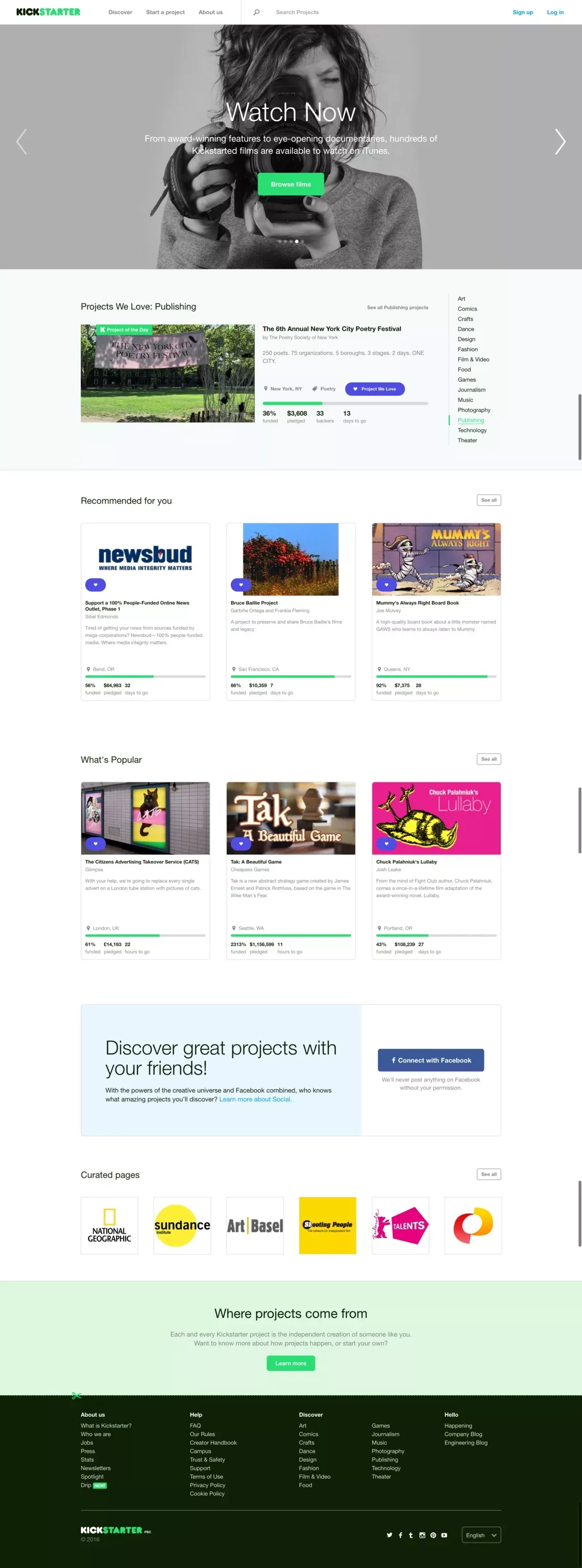 Kickstarter - Other design