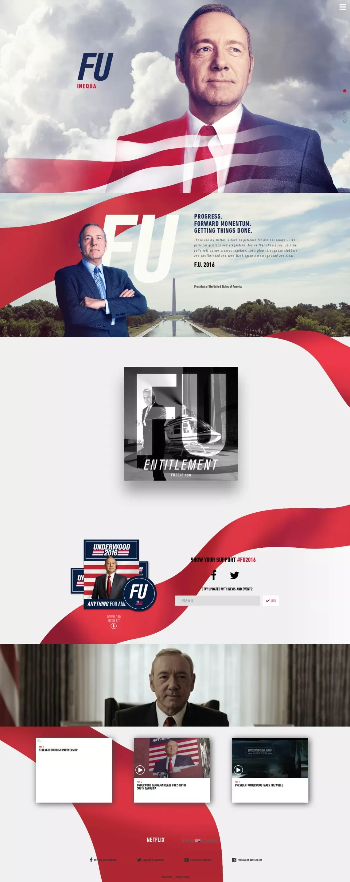 Frank Underwood 2016 - Other design