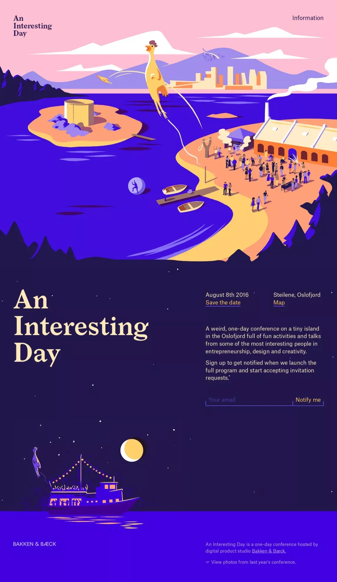 An Interesting Day - Landing design