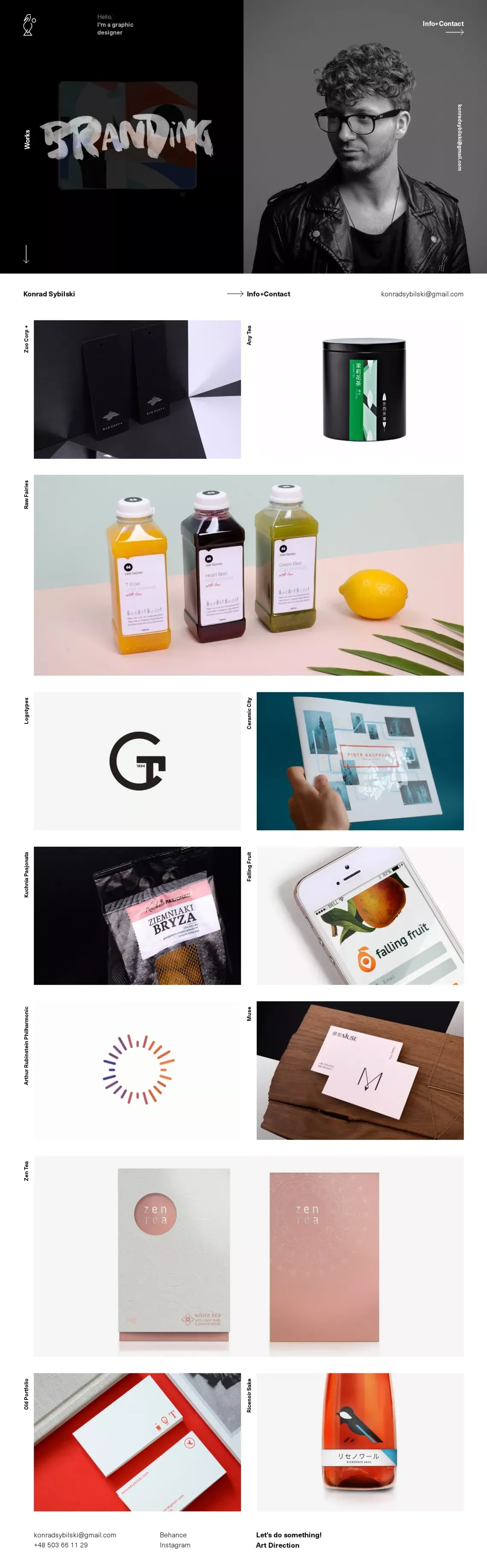 Konrad Sybilski - Portfolio design