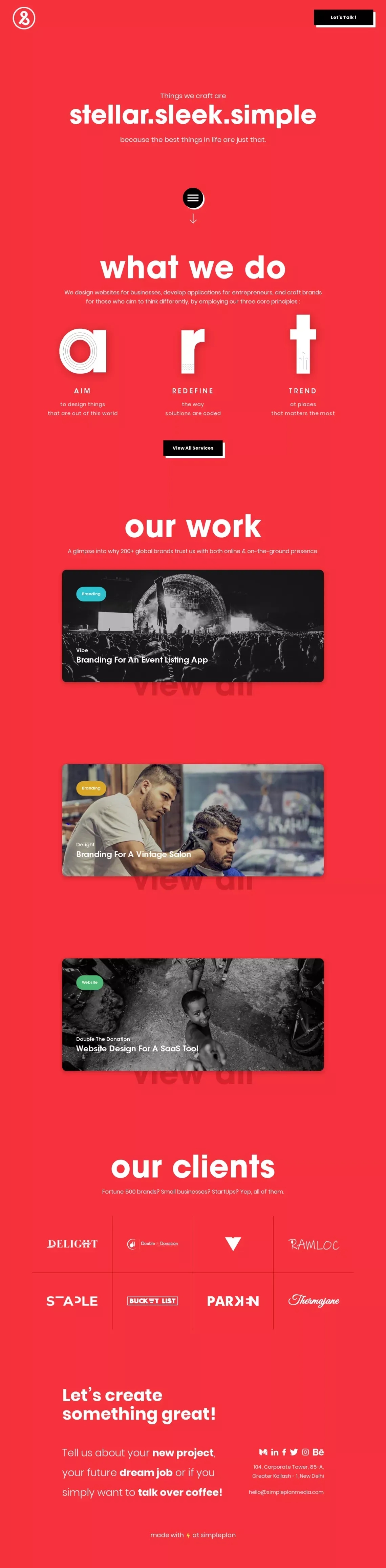 SimplePlan Media | Your Ideas Shaped To Perfection - website design