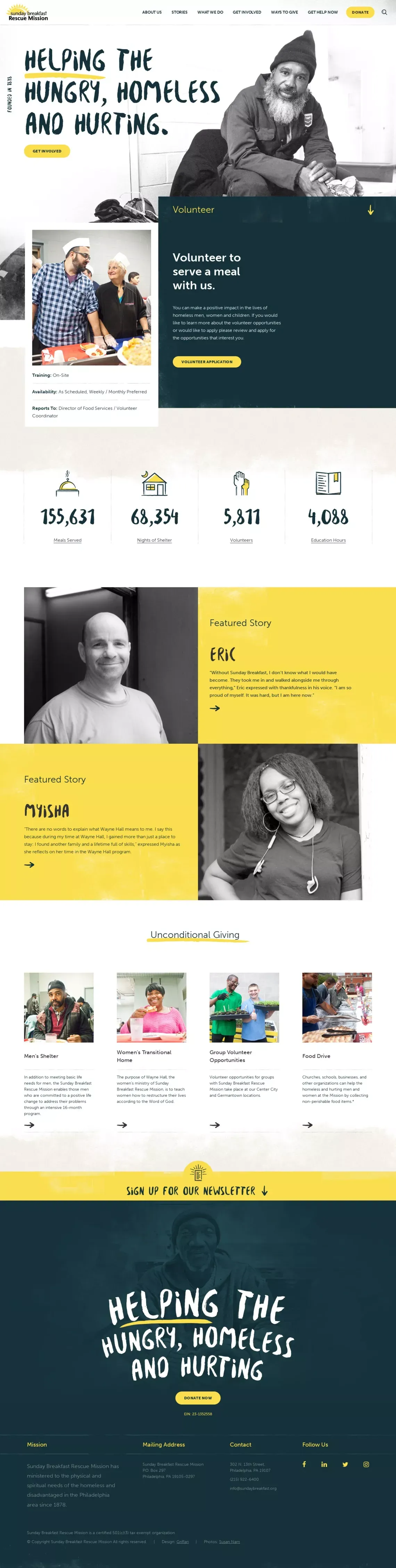 Sunday Breakfast Rescue Mission | Helping the homeless in Philadelphia - Other design