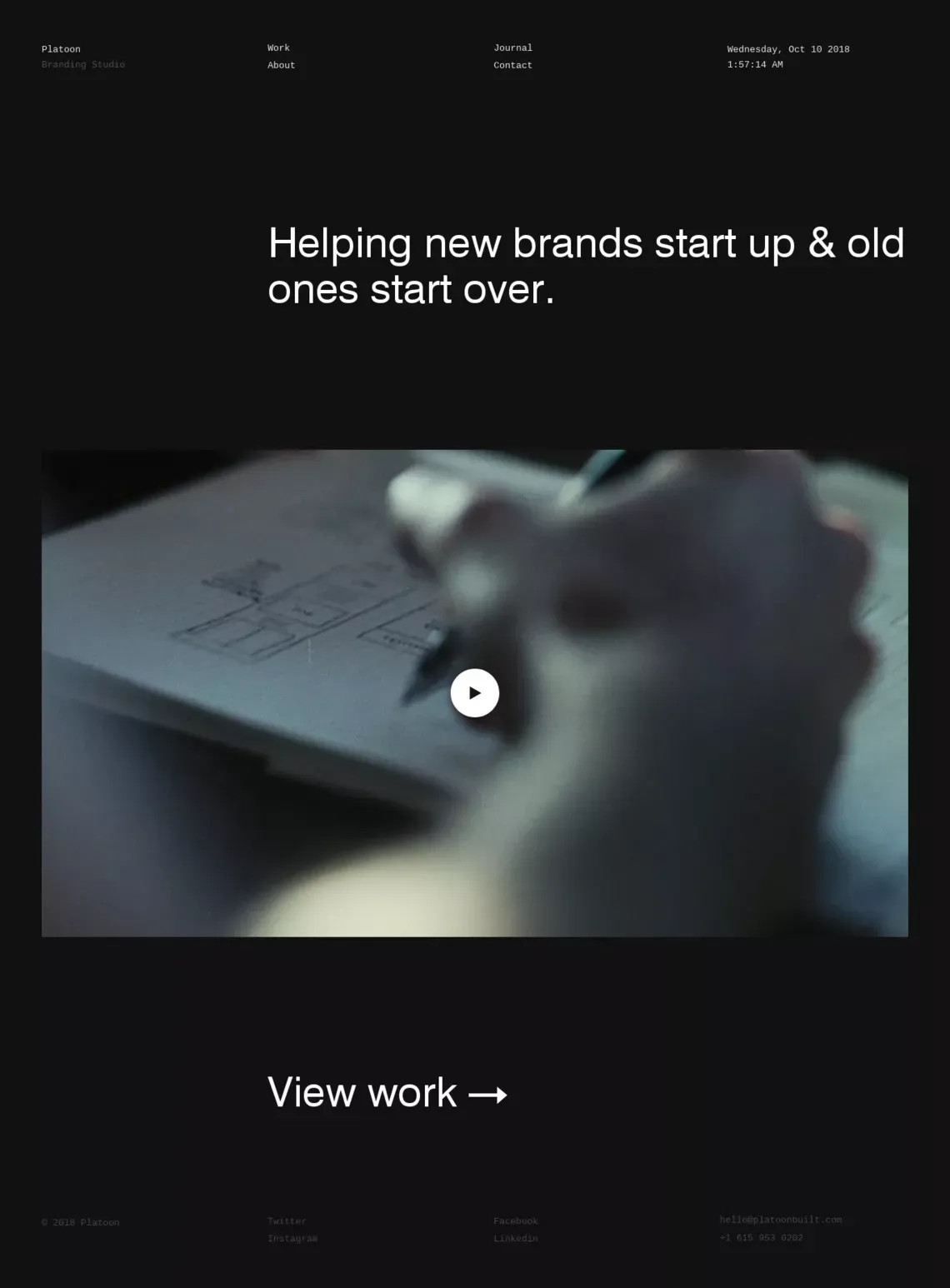 Brand Strategy & Design | Platoon - Portfolio design