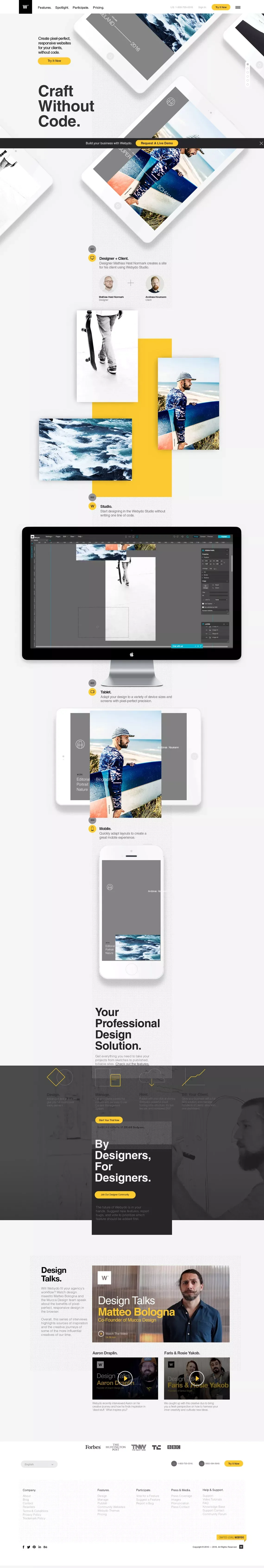 Webydo | Professional Design Software to Scale Your Business - Landing design