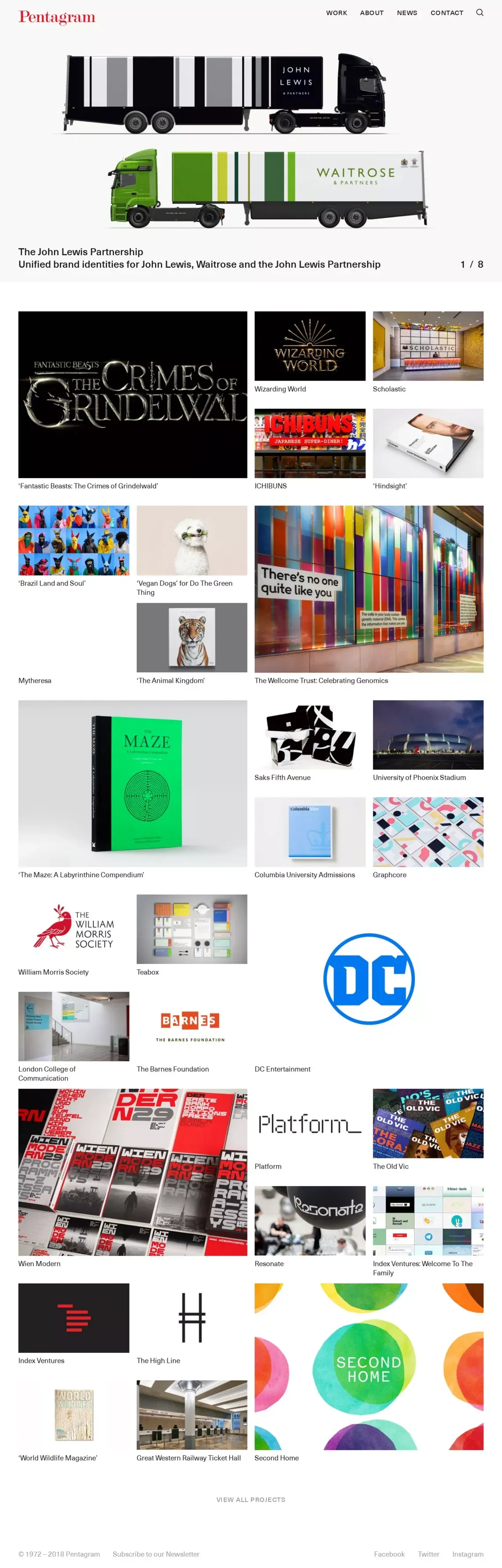 Pentagram — The world’s largest independent design consultancy - Portfolio design