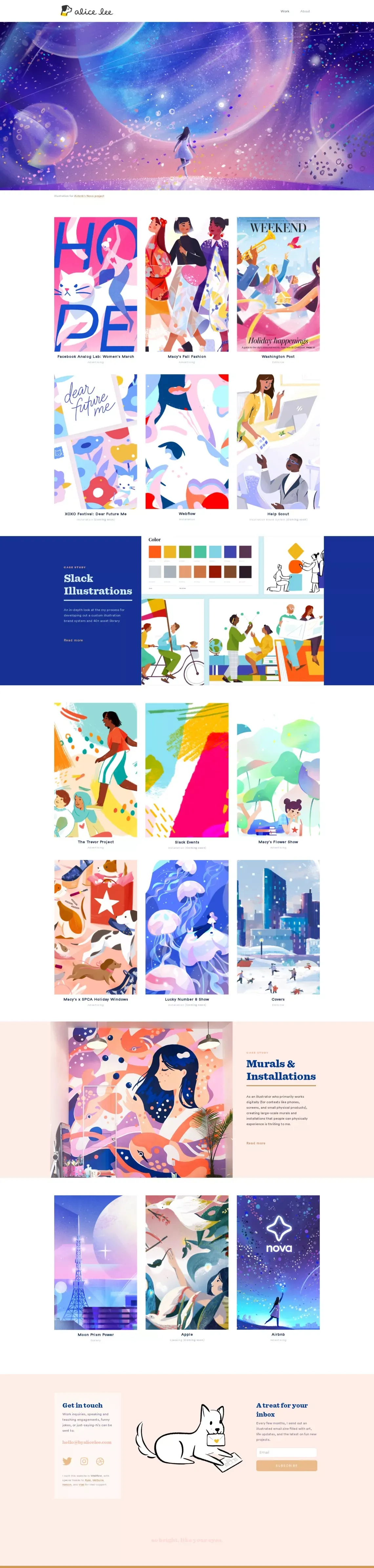by Alice Lee - Portfolio design