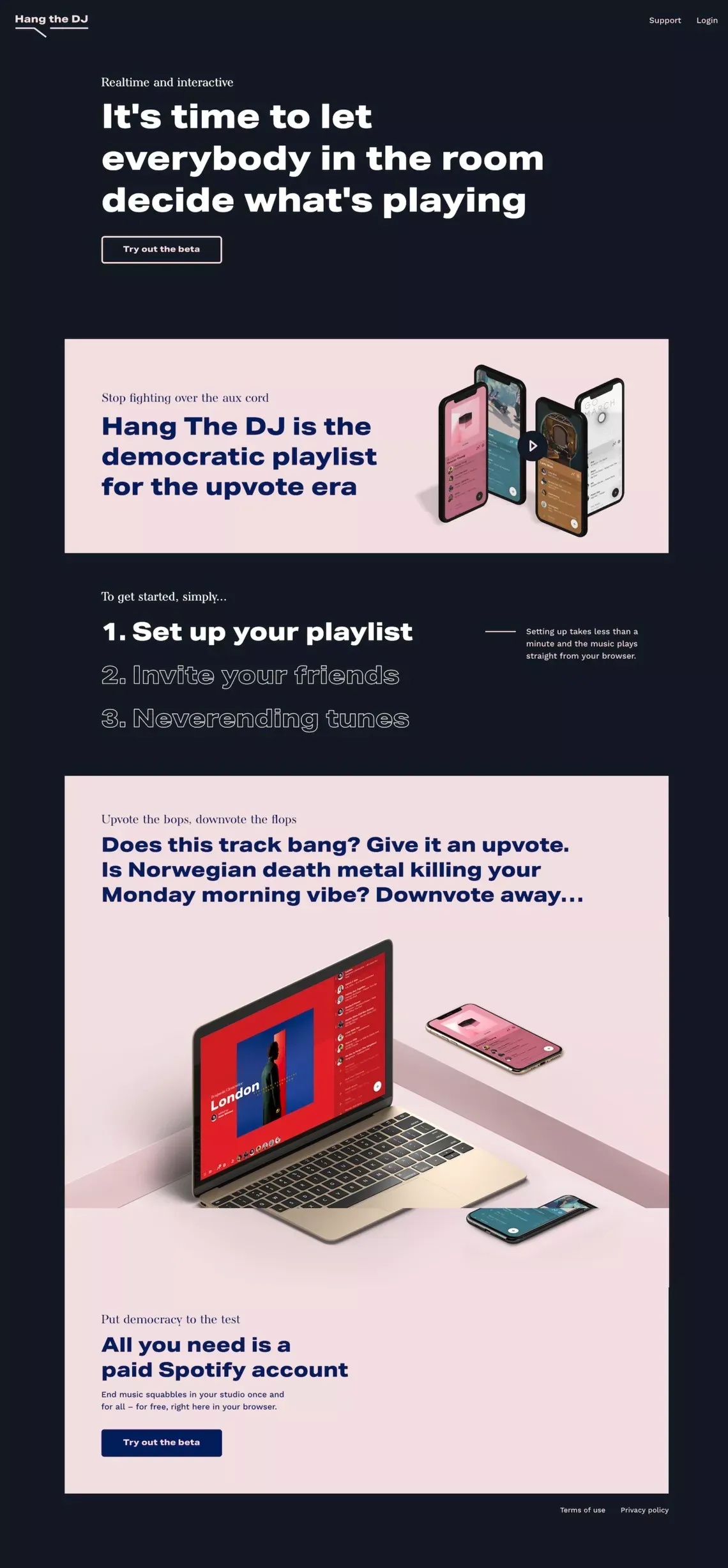 Hang the DJ - Other design