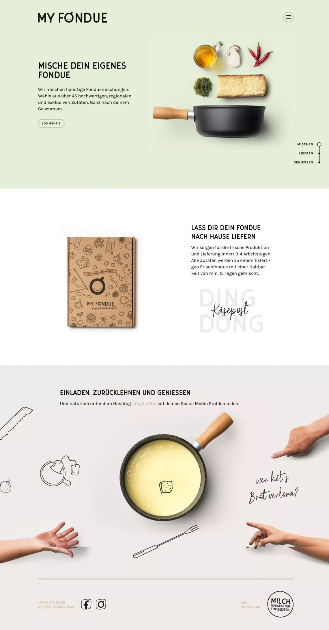MyFondue: Individuelle Fondues online bestellen - Other design