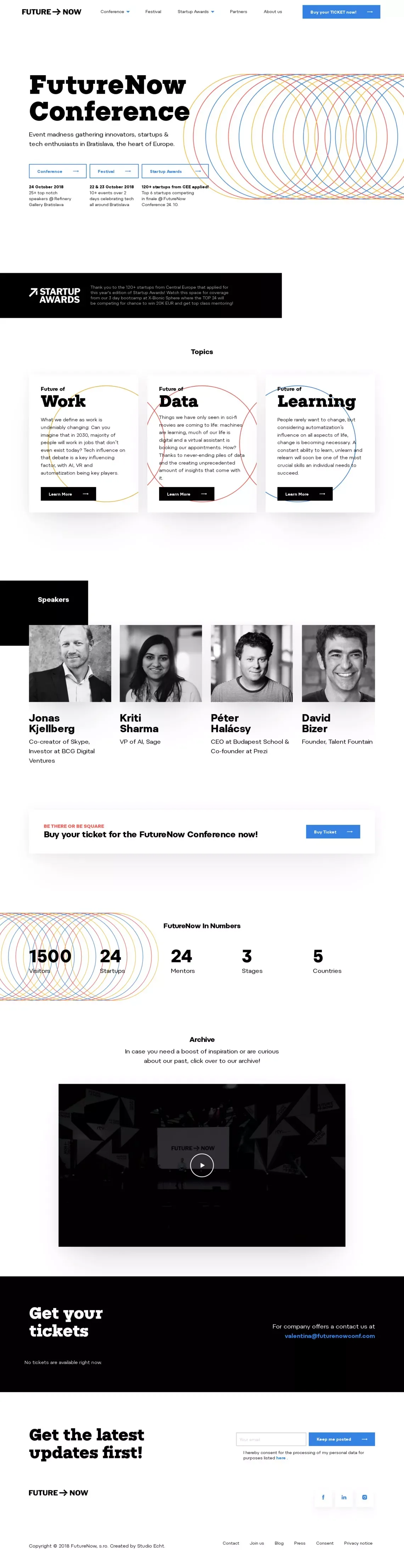 Home - FutureNow Conference - Landing design