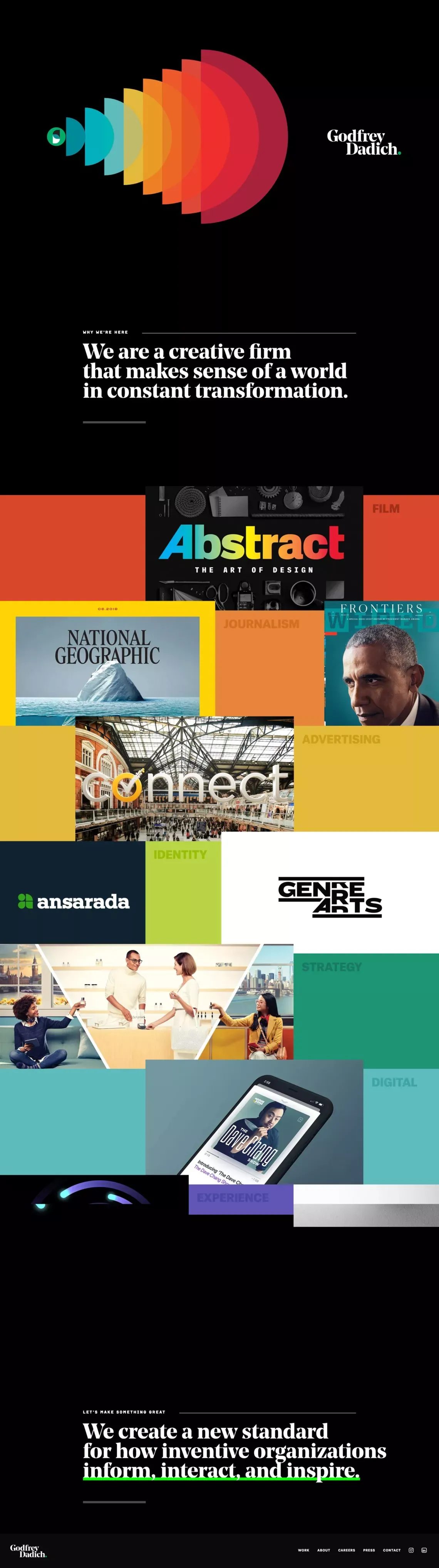 Godfrey Dadich Partners design firm - Portfolio design