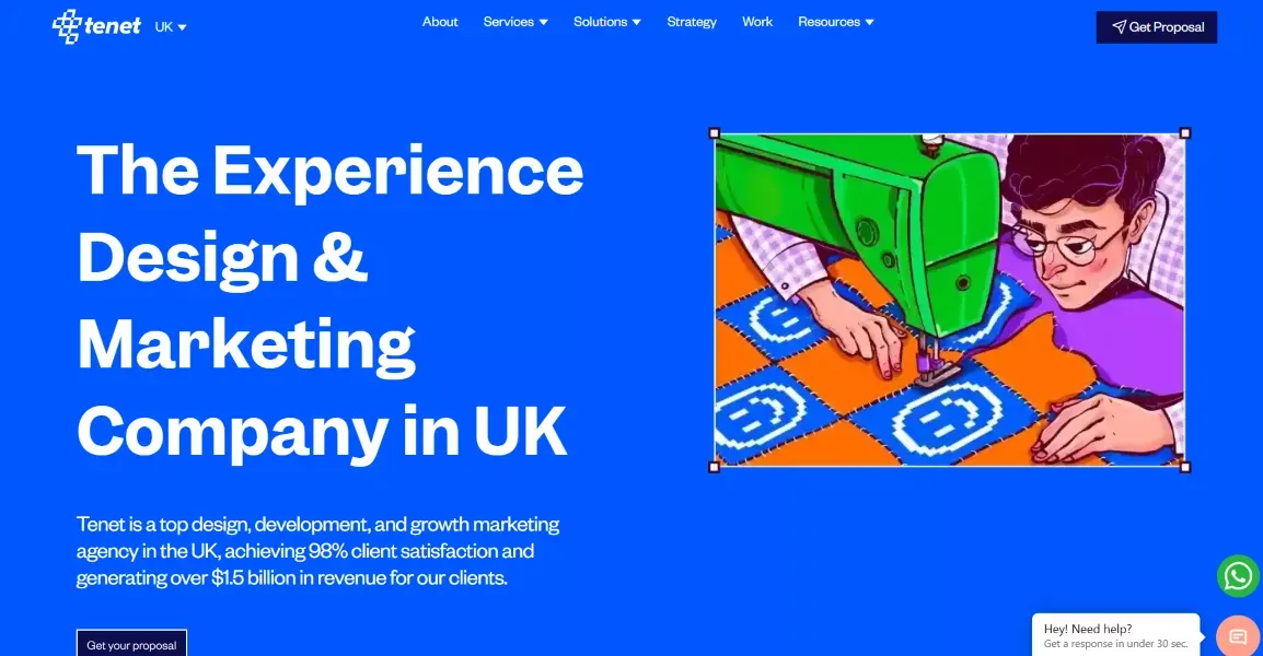 UI UX Design, Development & Growth Marketing Agency UK - Portfolio design