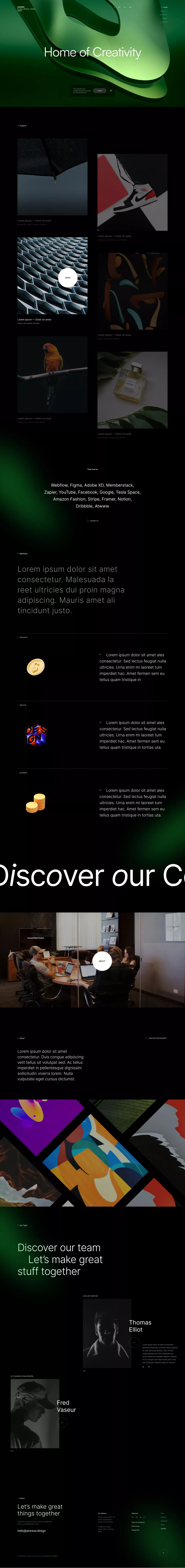 Nourish - Agency HTML5 Responsive Website Template - Template design