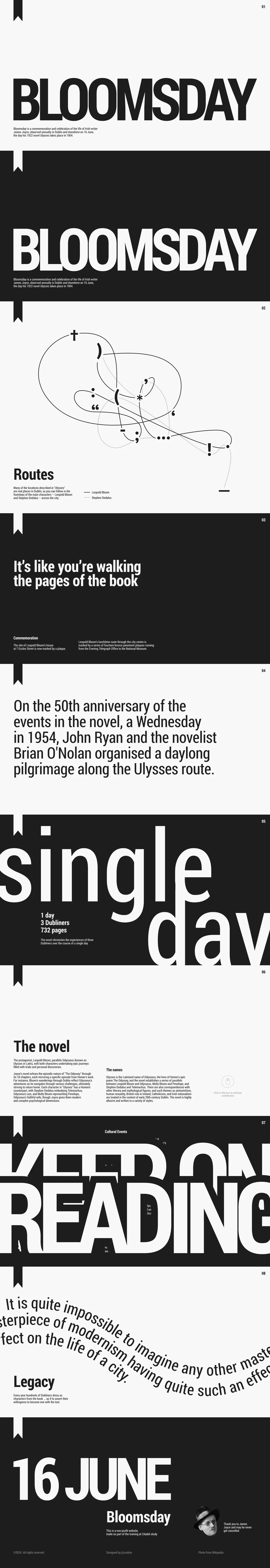 Bloomsday - Other design