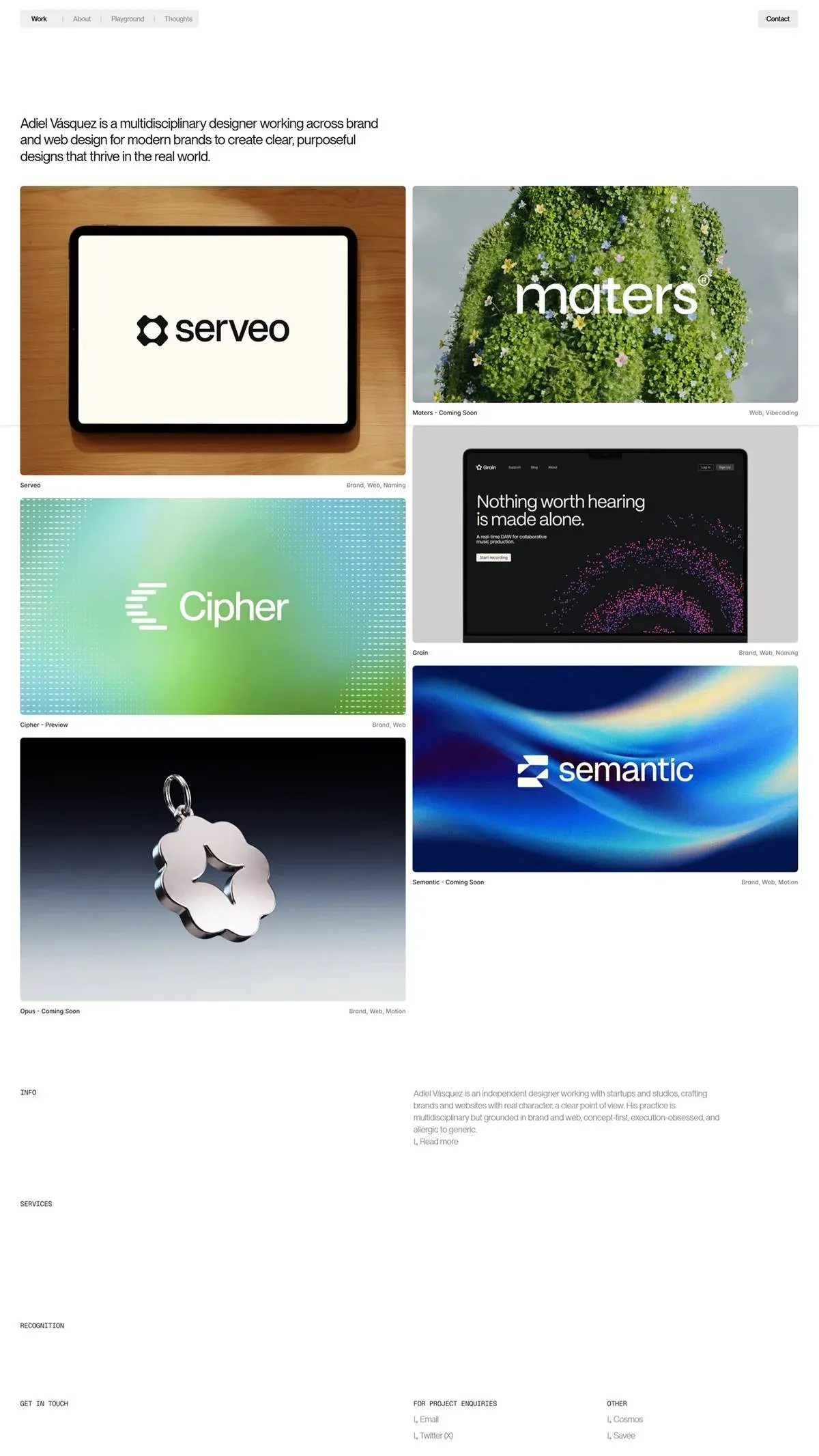 Adiel Vasquez | Digital Designer - Portfolio design