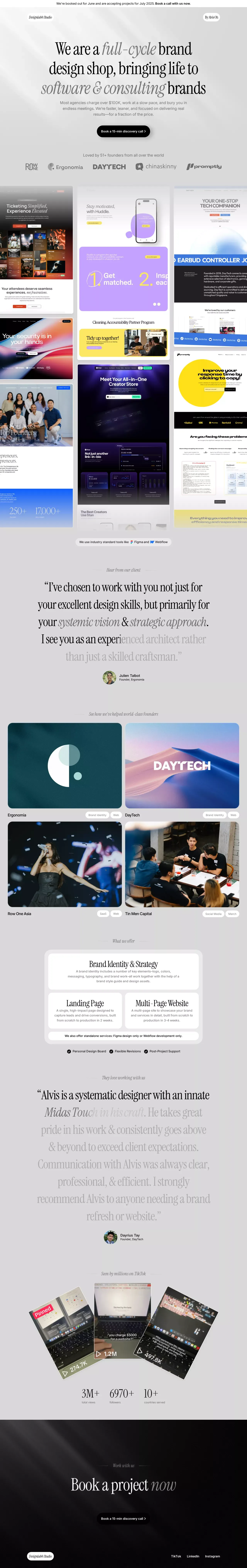 Designlabb | Brand Design Agency for Startups & Consultants in Singapore - Portfolio design
