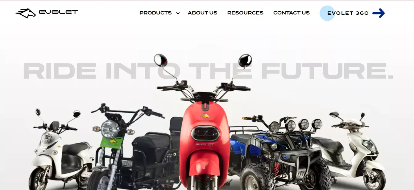 Evolet India - Best in class Electric Vehicles in India. - Landing design