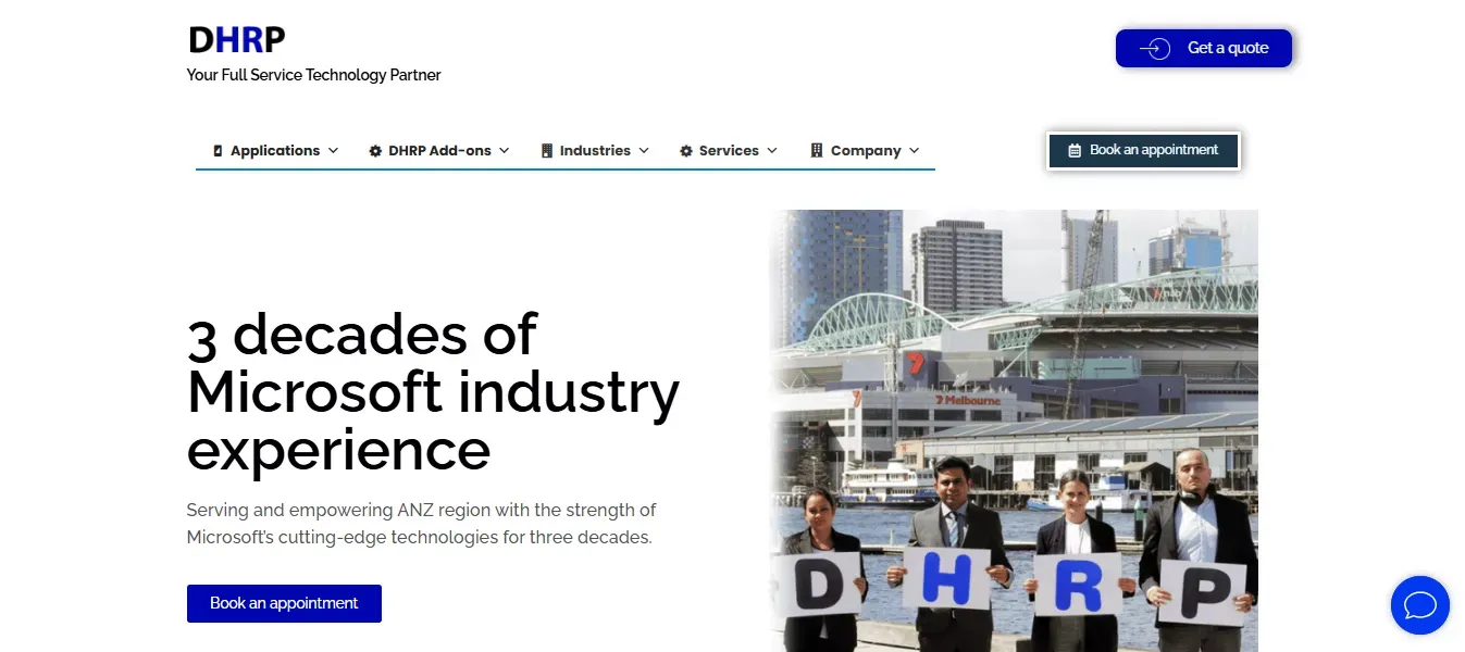 Your Full Service Technology Partner | DHRP - Landing design