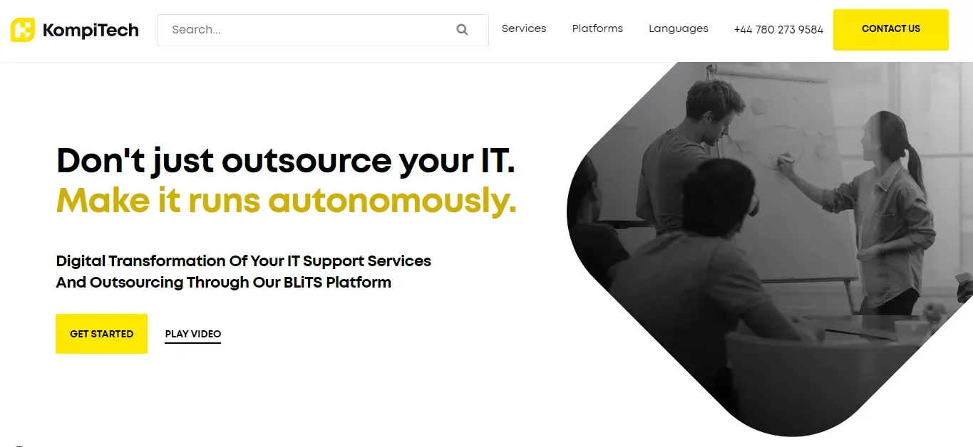 IT Support Services and Outsourcing - KompiTech IT Services - Other design