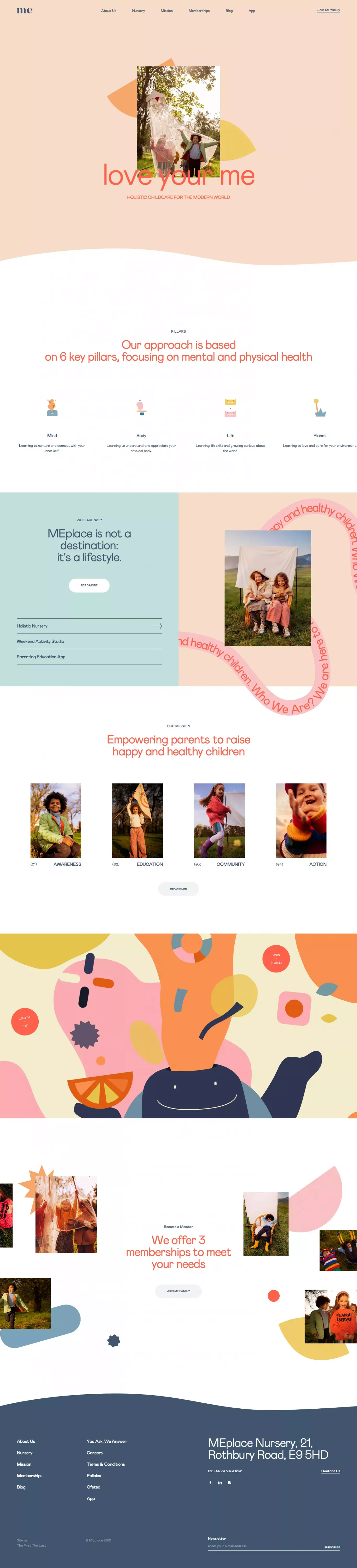 MEplace - Landing design