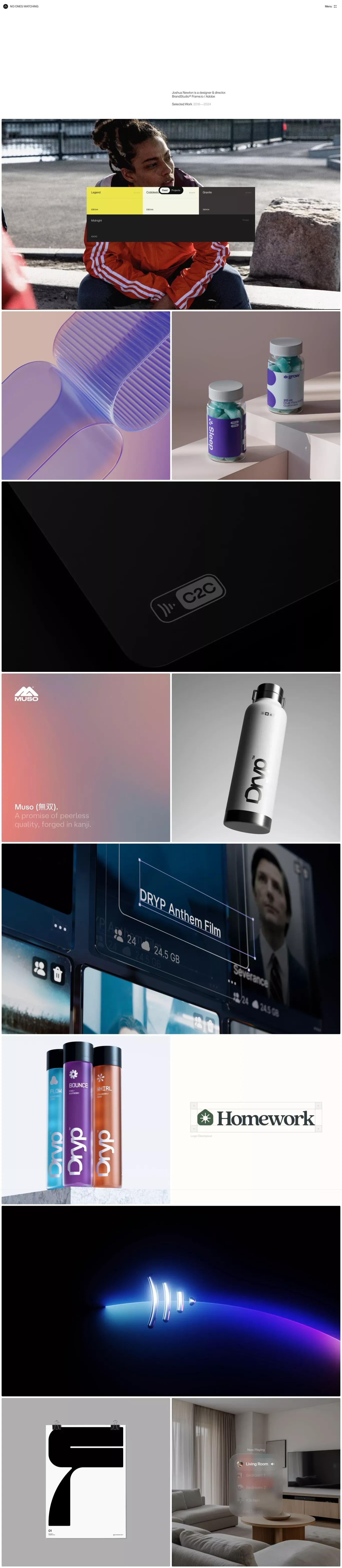 NO/ONES/WATCHING - Portfolio design