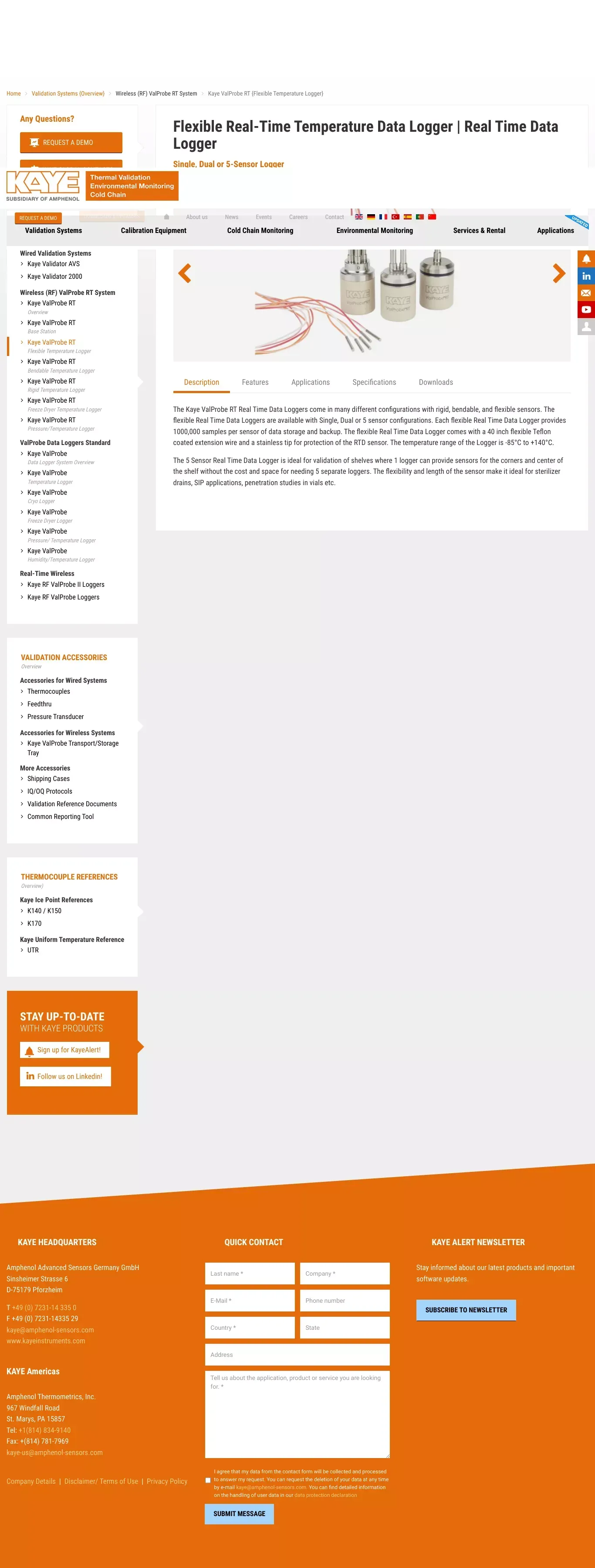 Flexible Real-Time Temperature Data Logger | Real Time Data Logger - website design