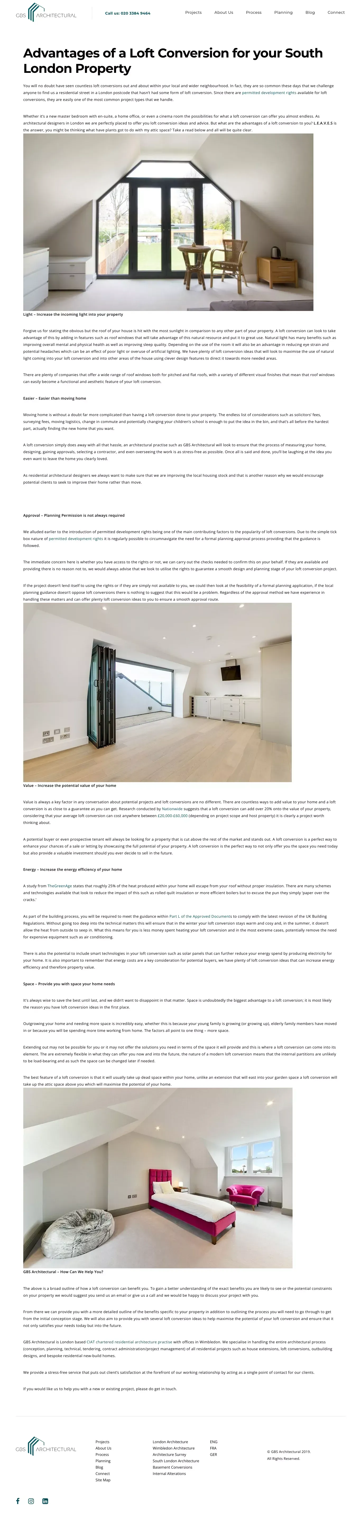 Loft Conversions South London - Loft Conversion Ideas & Advantages - website design