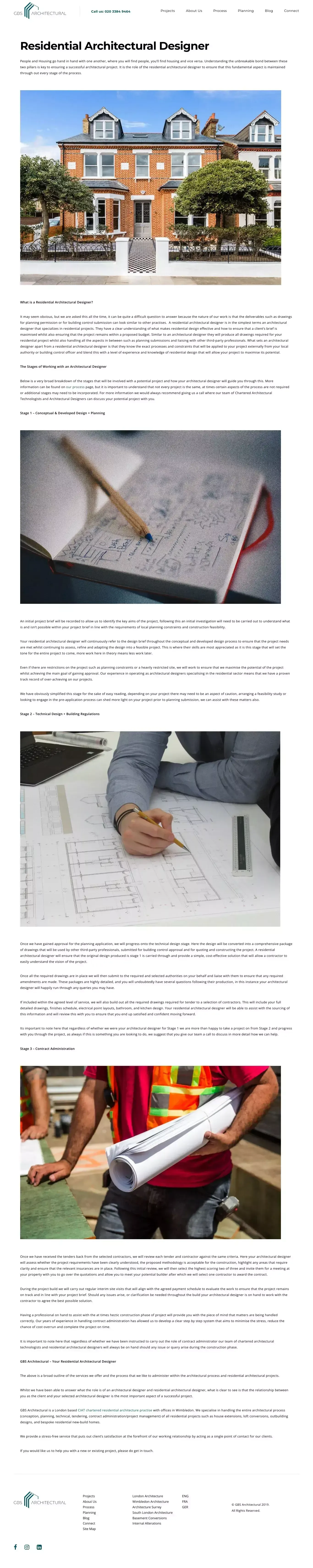 Residential Architectural Designer - Home Architectural Designer - GBS Architectural - website design