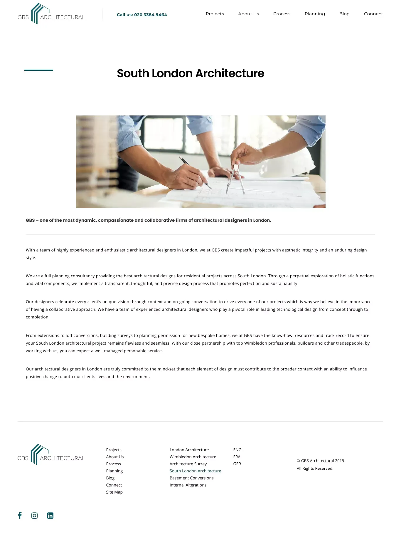 South London Architecture - Architectural Designers London - GBS - website design