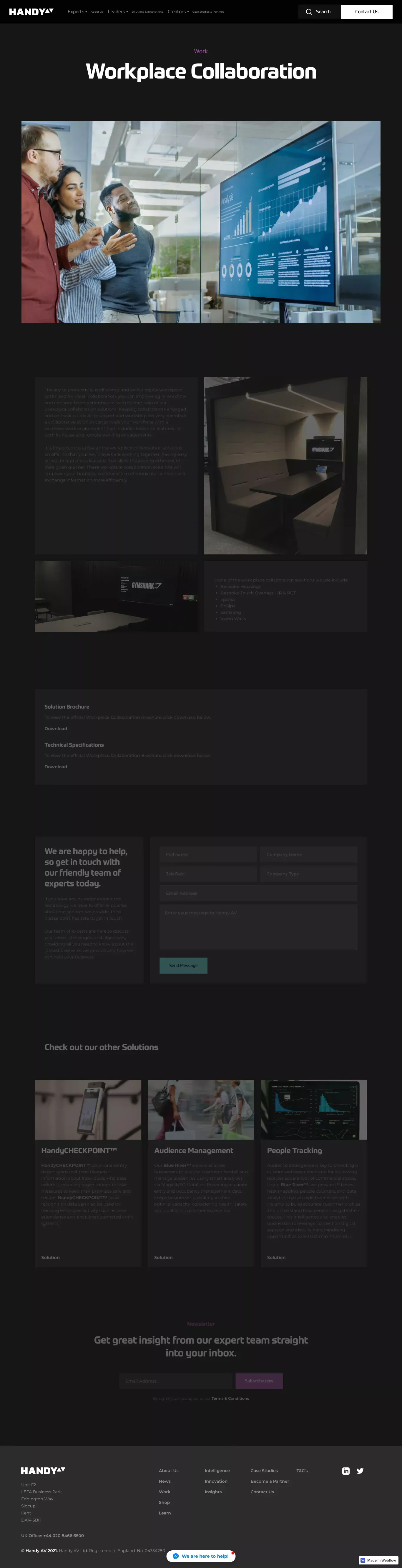 Workplace Collaboration Solutions - Workplace Collaboration Software - Visual Collaboration - website design