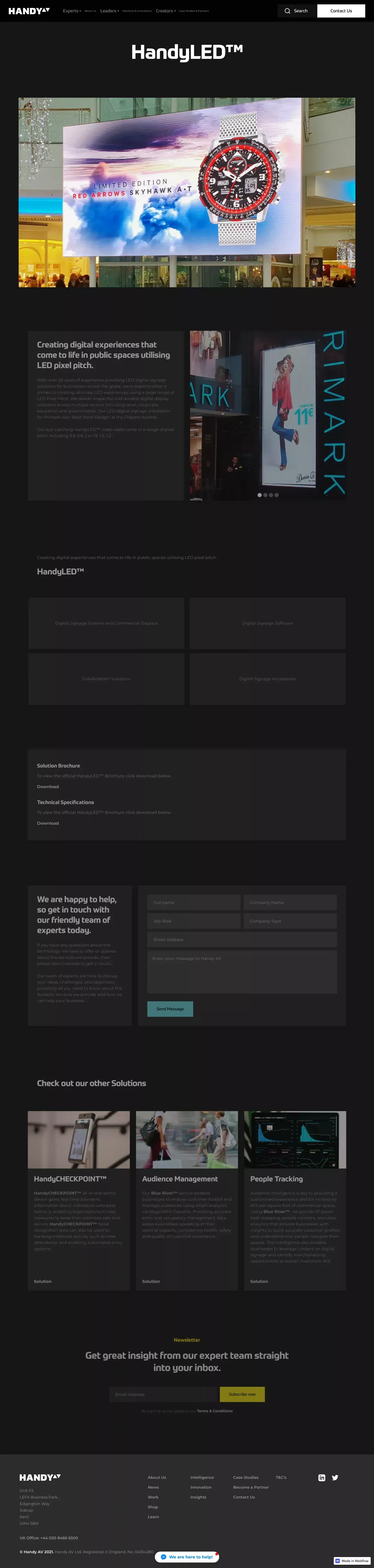 LED Pixel Pitch - Digital Signage Pitch - Handy AV - website design