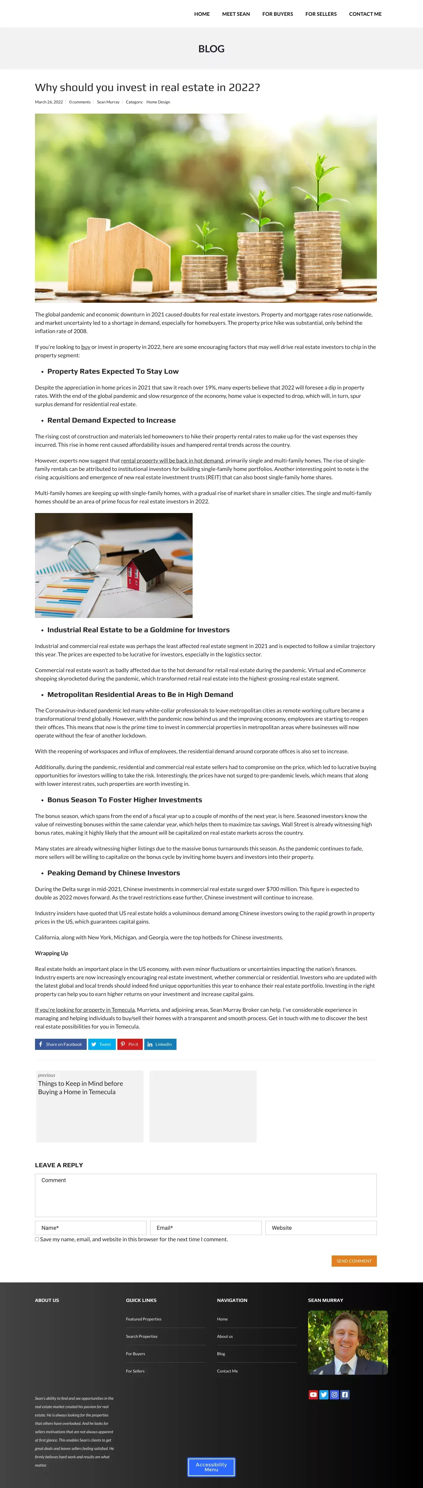 Why should you invest in real estate in 2022? - Temecula Real Estate Agents - Other design