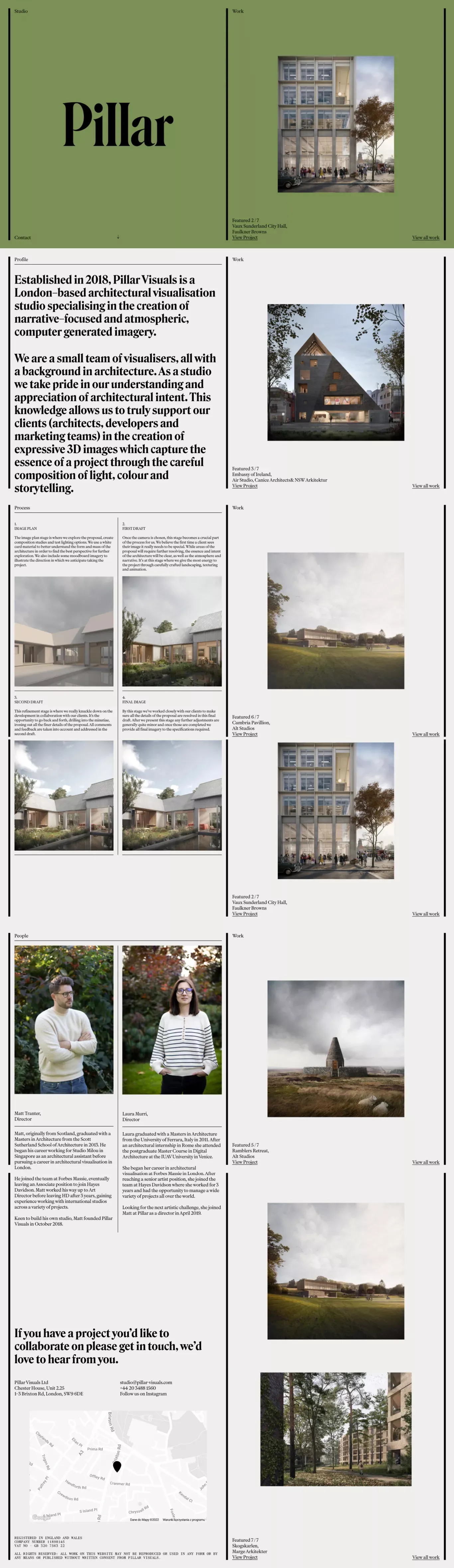 Pillar - Portfolio design