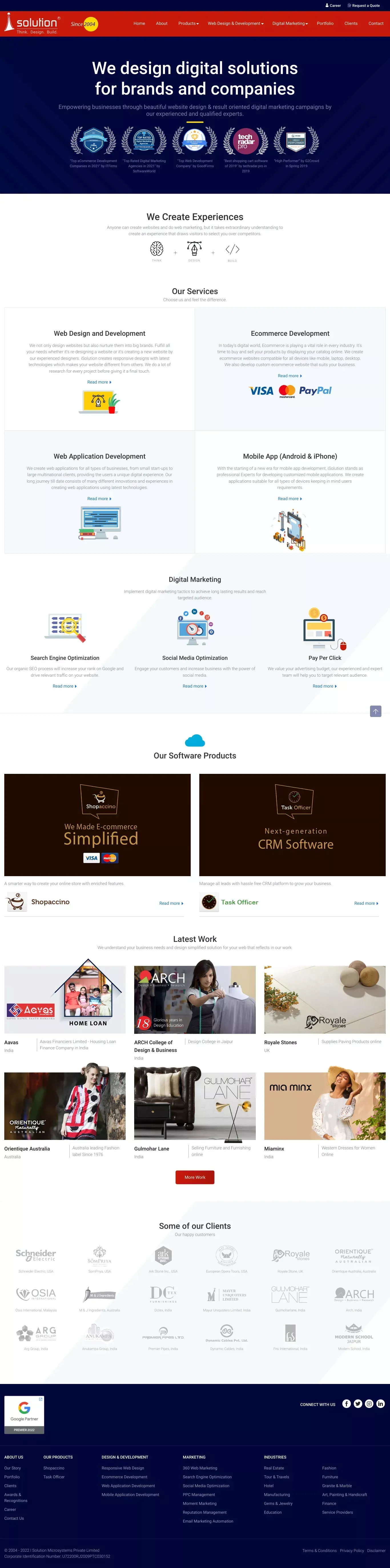 Best Ecommerce Website Design and Development Company in Jaipur - Landing design
