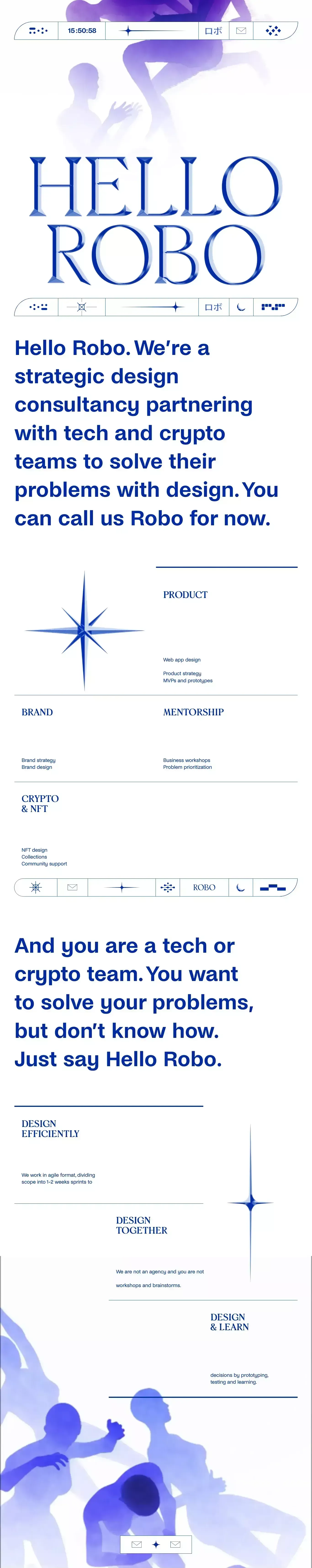 Robo - website design