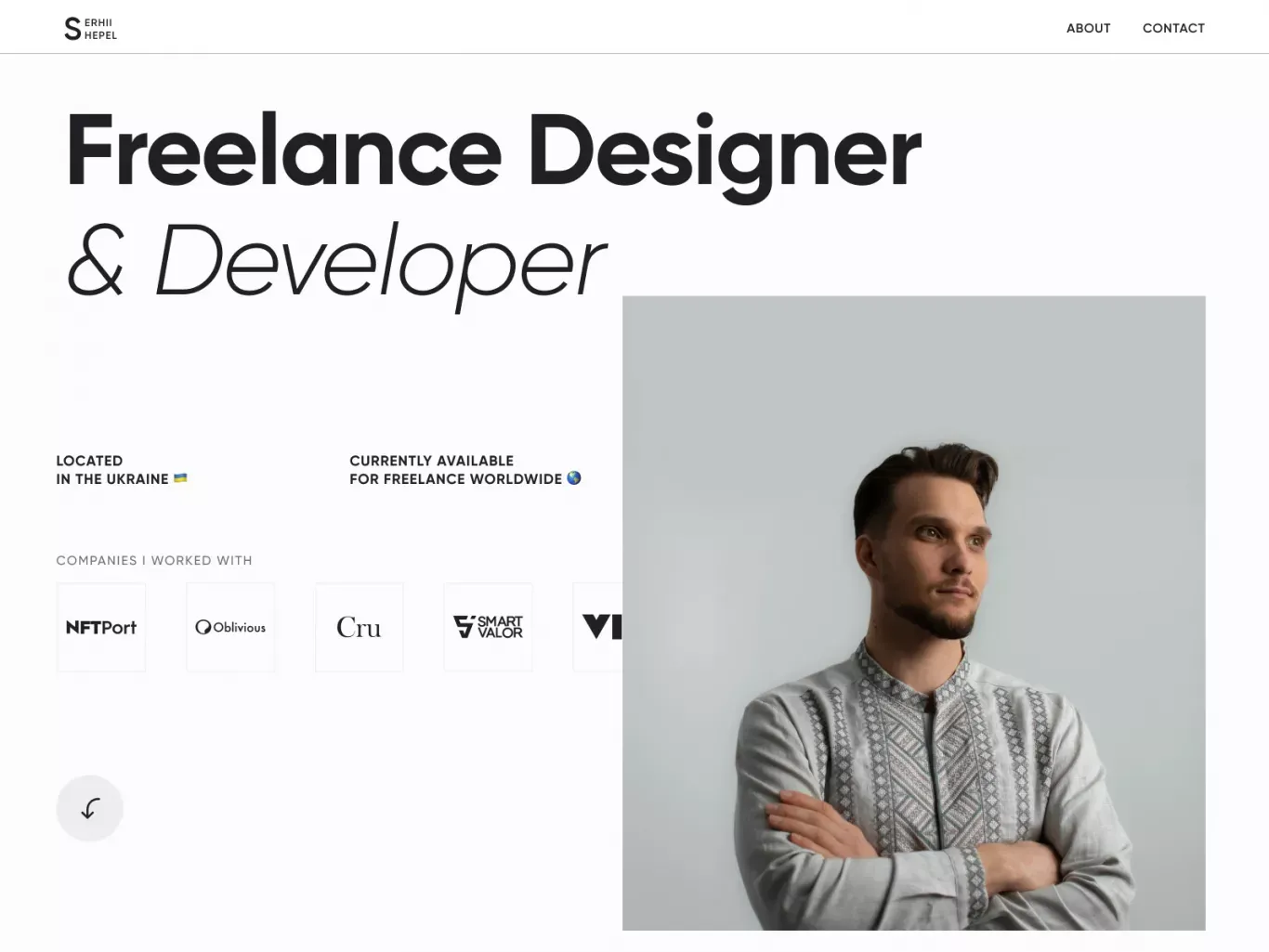Personal Site - Portfolio design